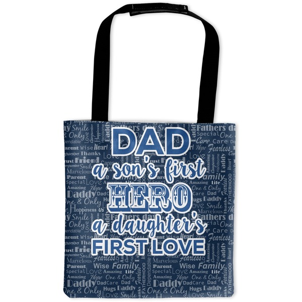 Custom My Father My Hero Auto Back Seat Organizer Bag (Personalized)