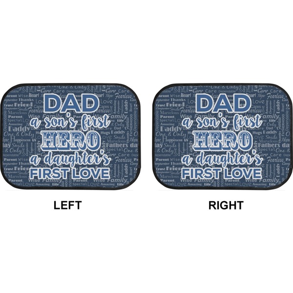 My Father My Hero Car Floor Mats (Back Seat) (Approval)