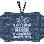 My Father My Hero Rear View Mirror Ornament