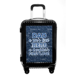 My Father My Hero Carry On Hard Shell Suitcase