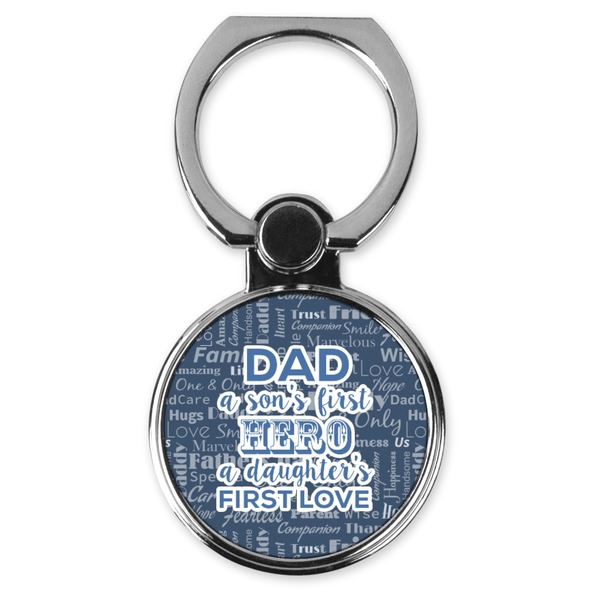 Custom My Father My Hero Cell Phone Ring Stand & Holder