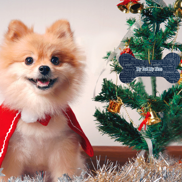 My Father My Hero Ceramic Flat Ornament - Bone (LIFESTYLE)