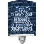 My Father My Hero Ceramic Night Light