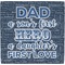 My Father My Hero Ceramic Tile Hot Pad