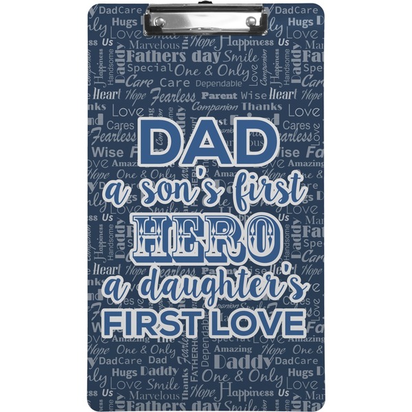 Custom My Father My Hero Clipboard (Legal Size)