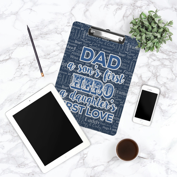 My Father My Hero Clipboard - Lifestyle Photo