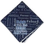 My Father My Hero Cloth Dinner Napkin - Single