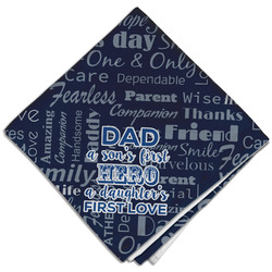 My Father My Hero Cloth Dinner Napkin - Single