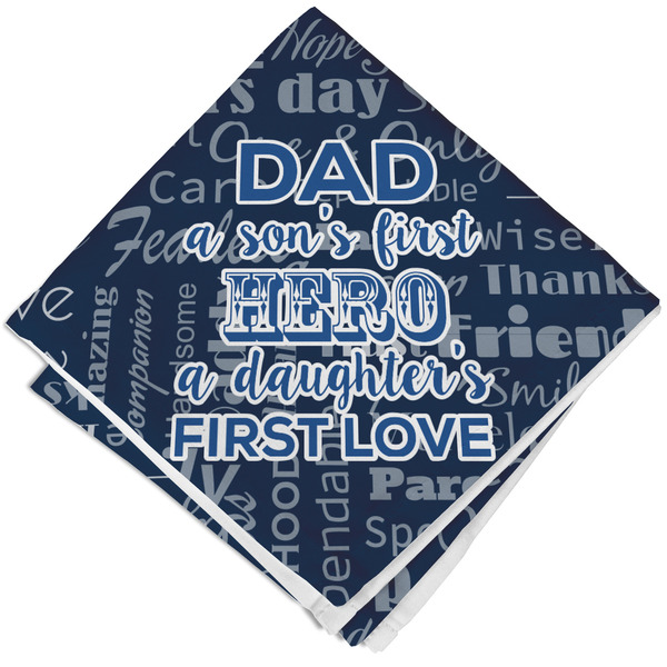 Custom My Father My Hero Cloth Napkin