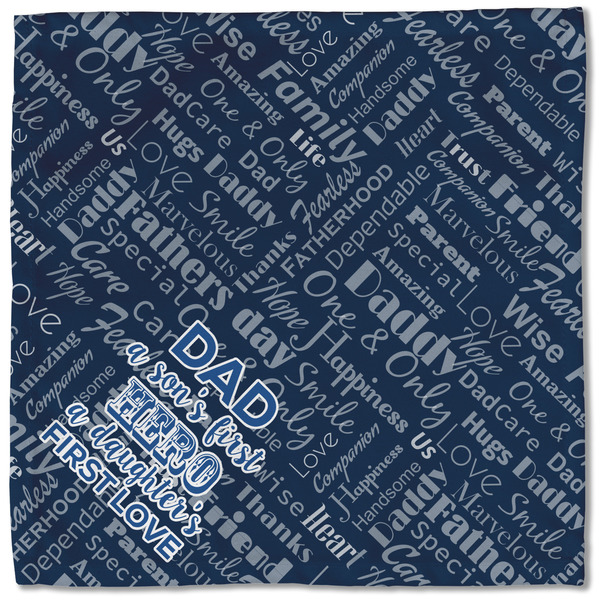 My Father My Hero Cloth Napkins - Personalized Lunch (Single Full Open)