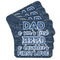 My Father My Hero Cork Coaster - Set of 4