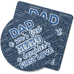 My Father My Hero Rubber Backed Coaster