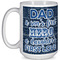 My Father My Hero Coffee Mug - 15 oz - White Full