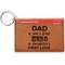 My Father My Hero Leatherette Keychain ID Holder