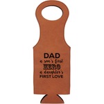 My Father My Hero Leatherette Wine Tote