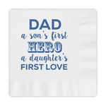 My Father My Hero Embossed Decorative Napkins
