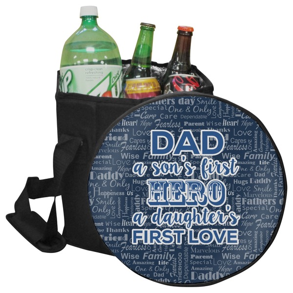 Custom My Father My Hero Collapsible Cooler & Seat
