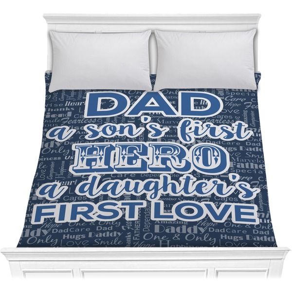 Custom My Father My Hero Comforter - Full / Queen