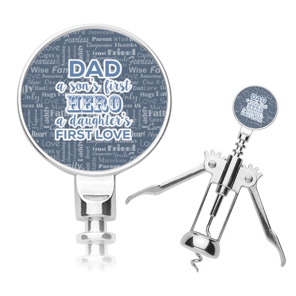 Custom My Father My Hero Corkscrew (Personalized)
