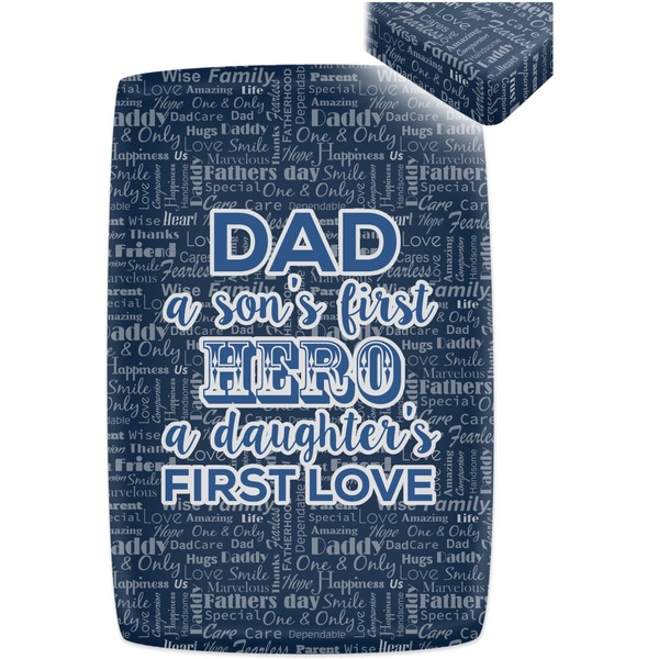 My Father My Hero Crib Fitted Sheet - Apvl