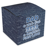 My Father My Hero Cube Favor Gift Boxes