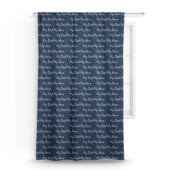 Custom My Father My Hero Curtain (Personalized)