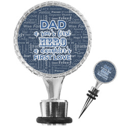 My Father My Hero Wine Bottle Stopper (Personalized)