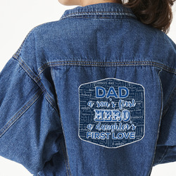 My Father My Hero Large Custom Shape Patch - 2XL