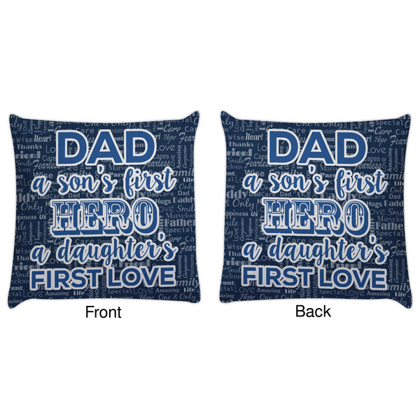 My Father My Hero Decorative Pillow Case - Approval