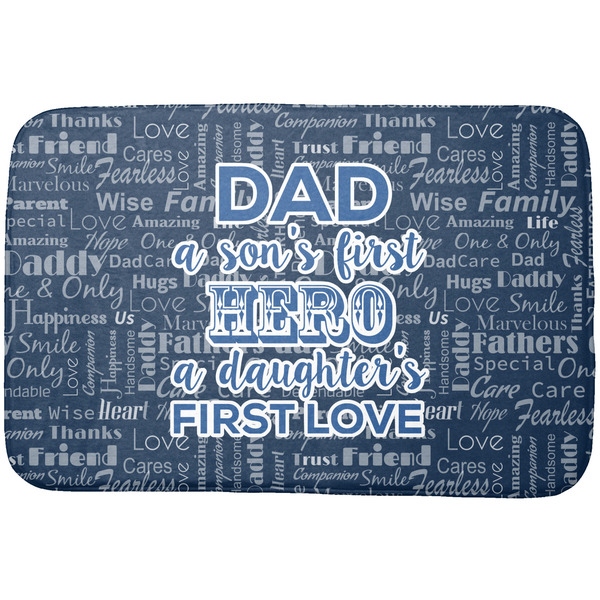 Custom My Father My Hero Dish Drying Mat