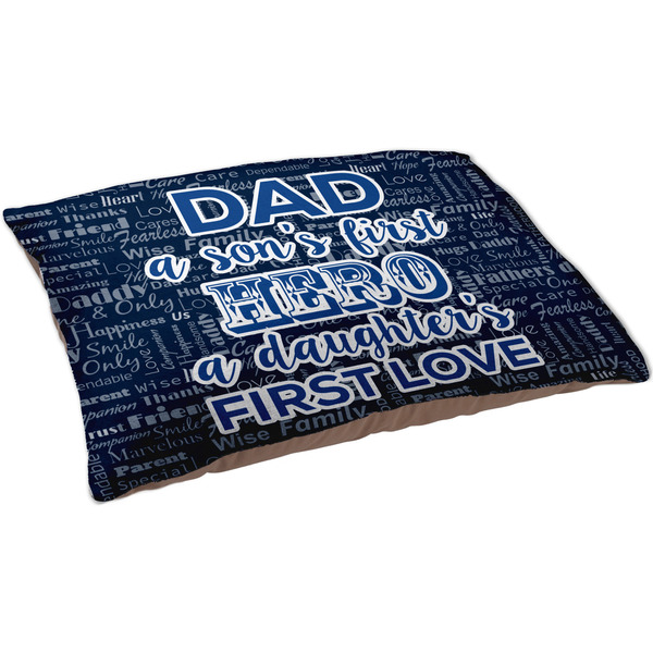 My Father My Hero Dog Bed - Large
