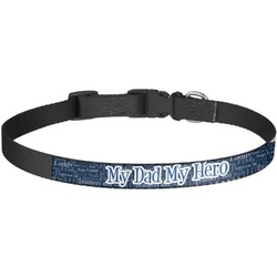 My Father My Hero Dog Collar - Large (Personalized)