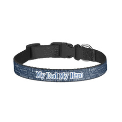 My Father My Hero Dog Collar - Large (Personalized)