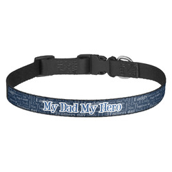 My Father My Hero Dog Collar - Medium (Personalized)