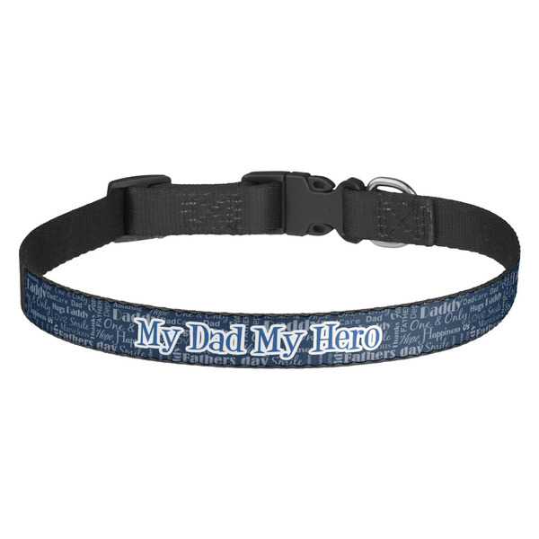 Custom My Father My Hero Dog Collar - Medium (Personalized)