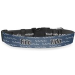 My Father My Hero Deluxe Dog Collar - Toy (6" to 8.5") (Personalized)