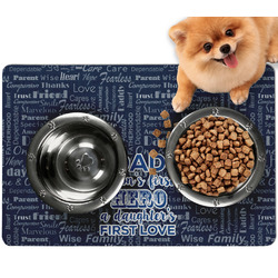 My Father My Hero Dog Food Mat - Small