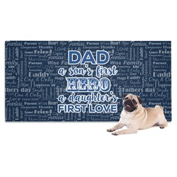 My Father My Hero Dog Towel