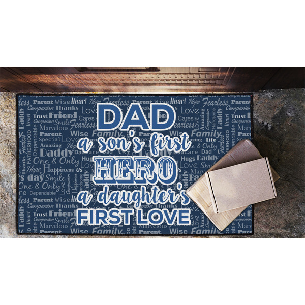 My Father My Hero Door Mat - LIFESTYLE (Lrg)