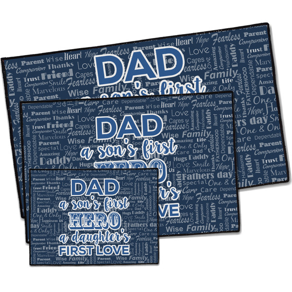 My Father My Hero Door Mats - PARENT MAIN