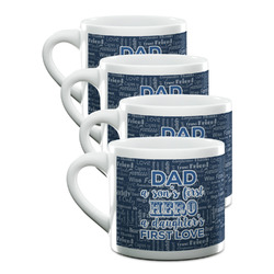 My Father My Hero Double Shot Espresso Cups - Set of 4