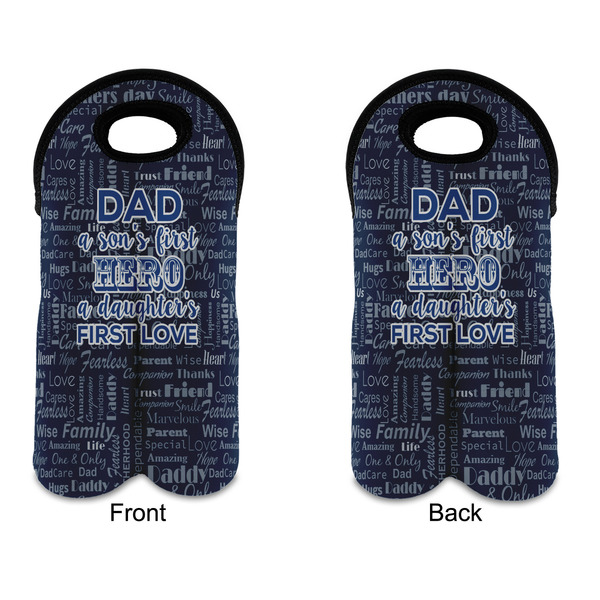 My Father My Hero Double Wine Tote - APPROVAL (new)