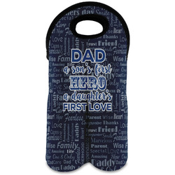My Father My Hero Wine Tote Bag (2 Bottles)