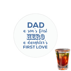 My Father My Hero Printed Drink Topper - 1.5"