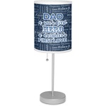 My Father My Hero 7" Drum Lamp with Shade Linen