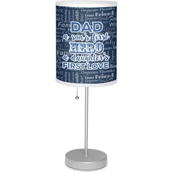 My Father My Hero 7" Drum Lamp with Shade (Personalized)