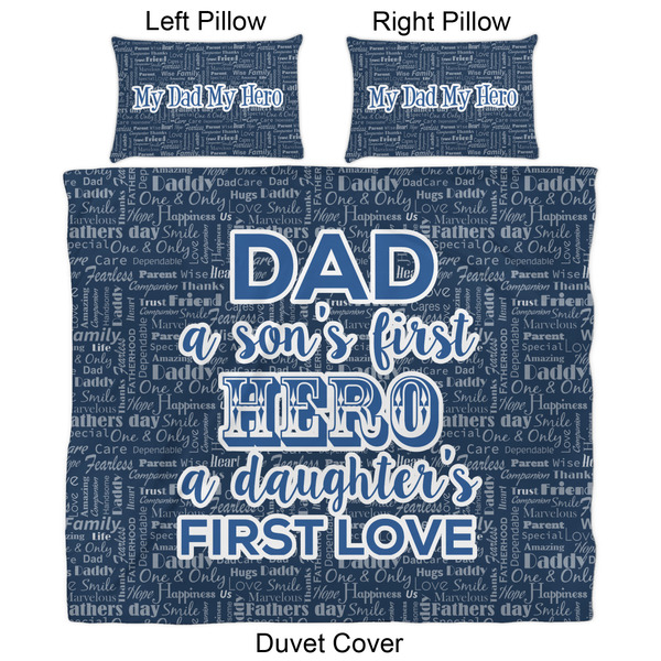 My Father My Hero Duvet Cover Set - King - Approval