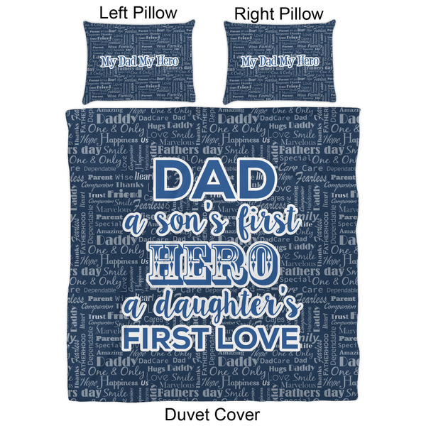 My Father My Hero Duvet Cover Set - Queen - Approval