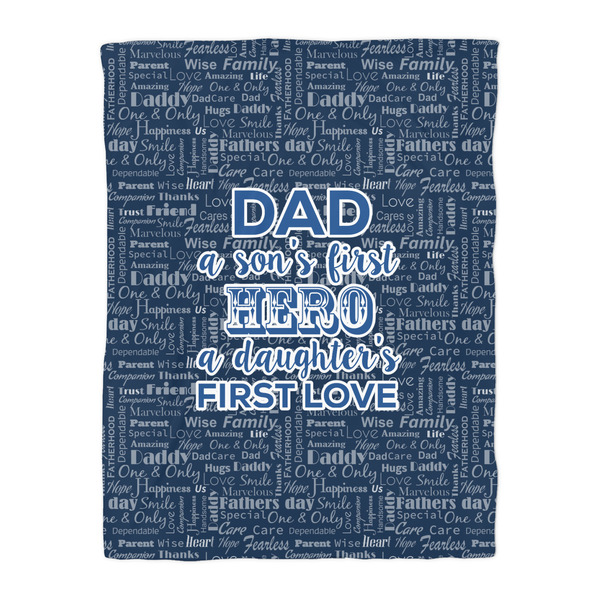 My Father My Hero Duvet Cover - Twin - Front