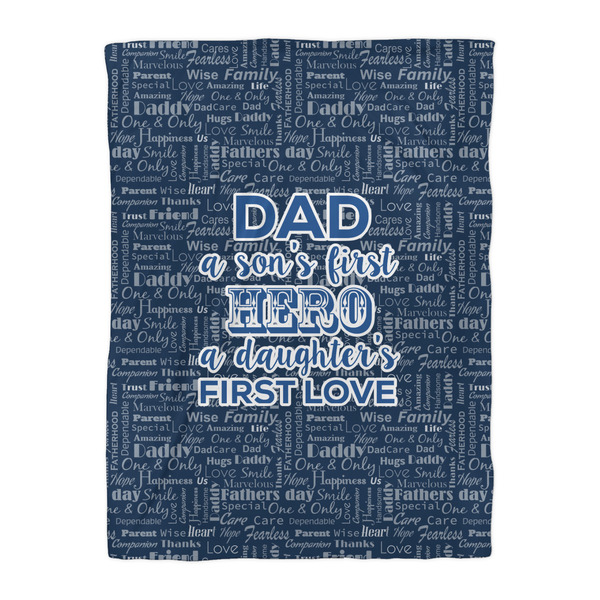 My Father My Hero Duvet Cover - Twin XL - Front